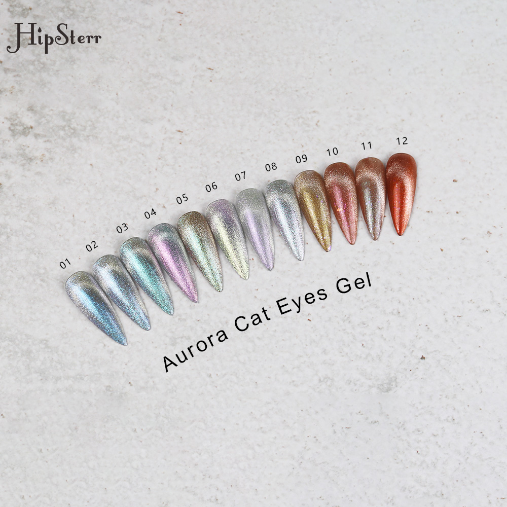 Aurora cat eye gel polish