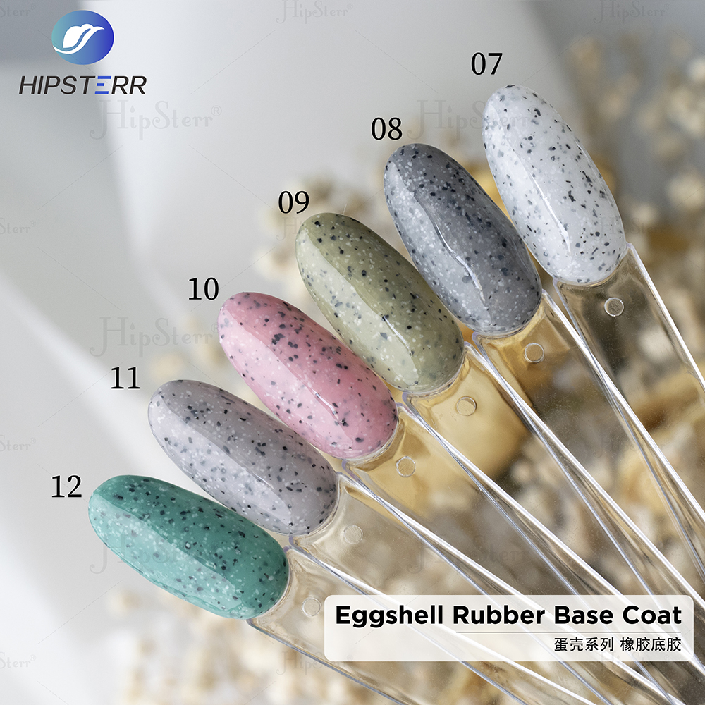 Eggshell Rubber Base Coat nail gel polish