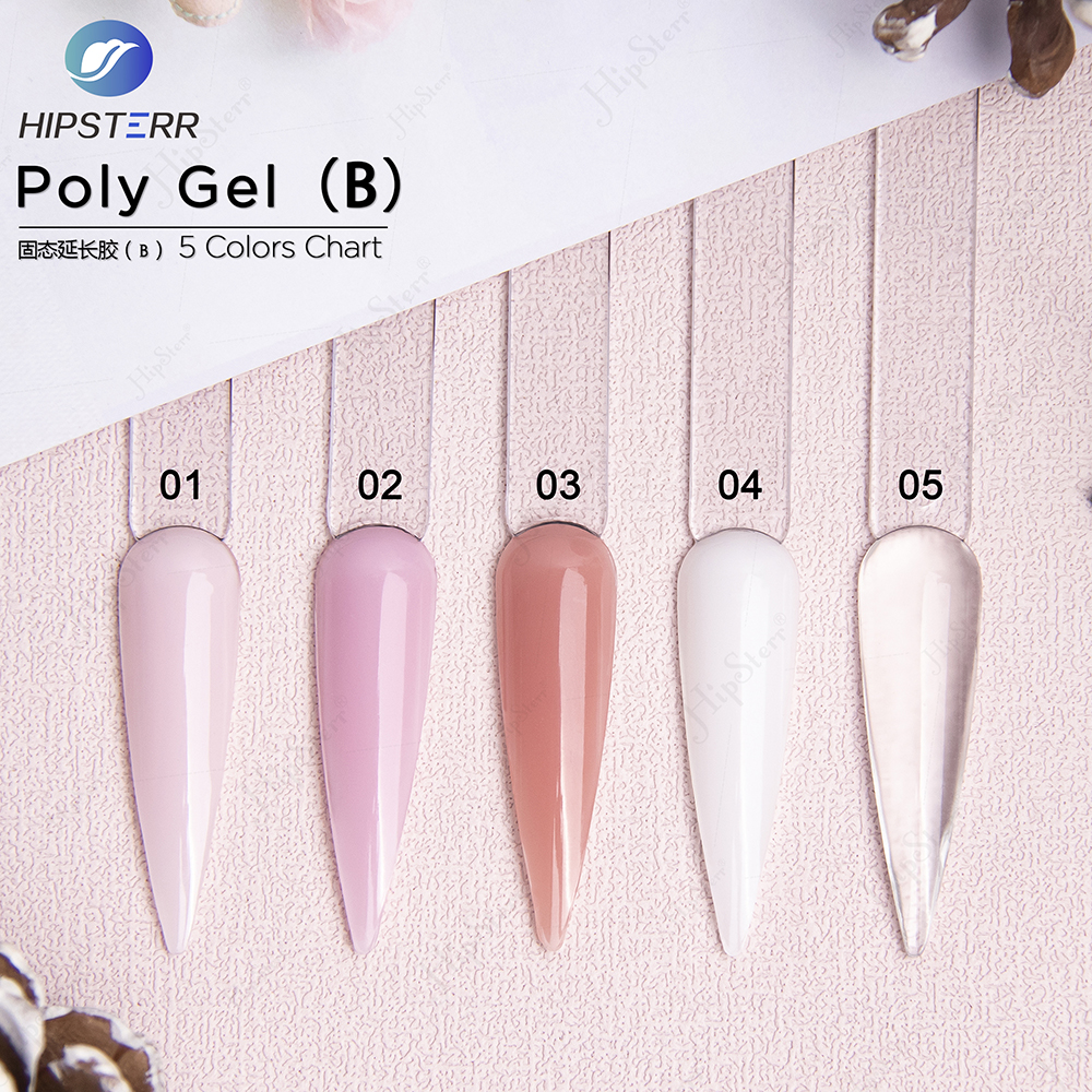 PolyGel (B) poly fast building nail gel HEMA free gel polish suppliers
