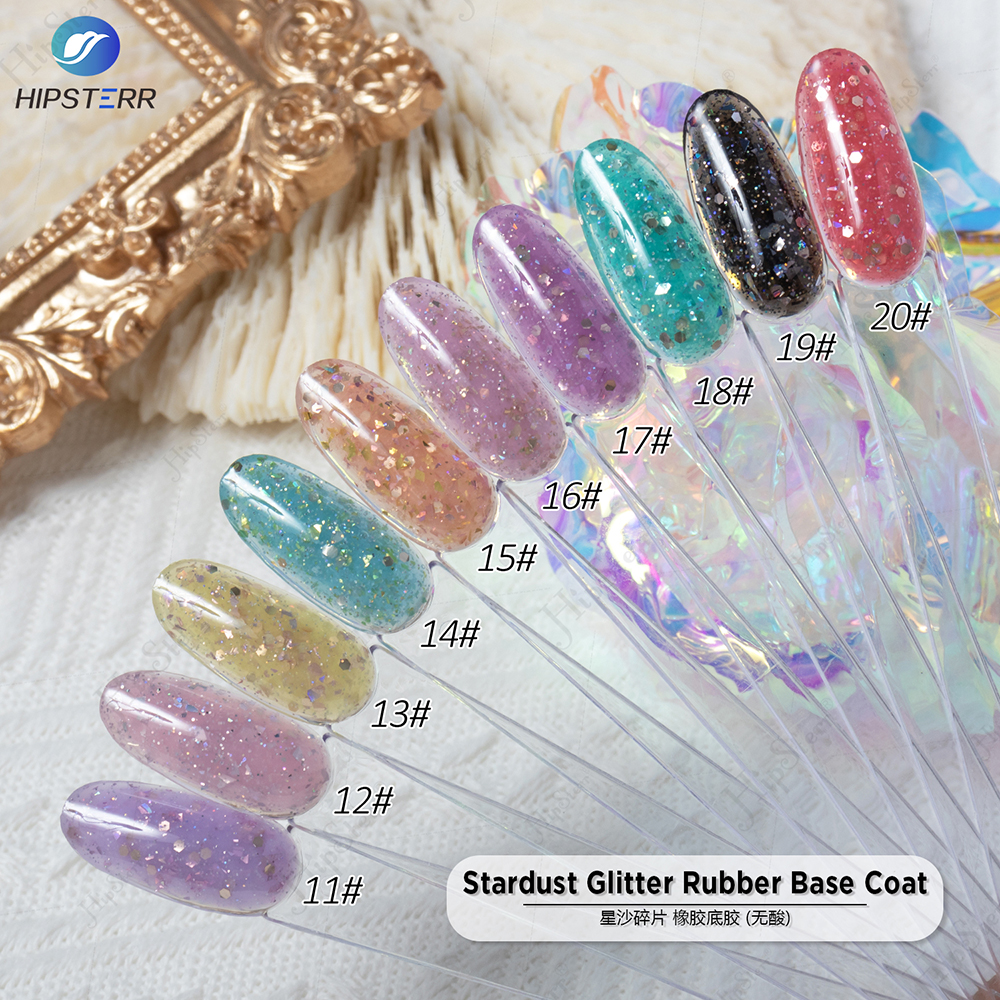 Stardust Glitter Rubber Base Coat
